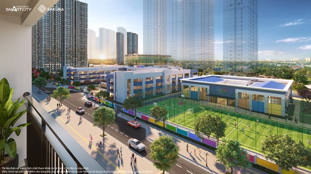 Nằm trong Vinhomes Smart City, cư dân The Sakura được hưởng những đại tiện ích đẳng cấp của một thành phố quốc tế ngay dưới chân nhà